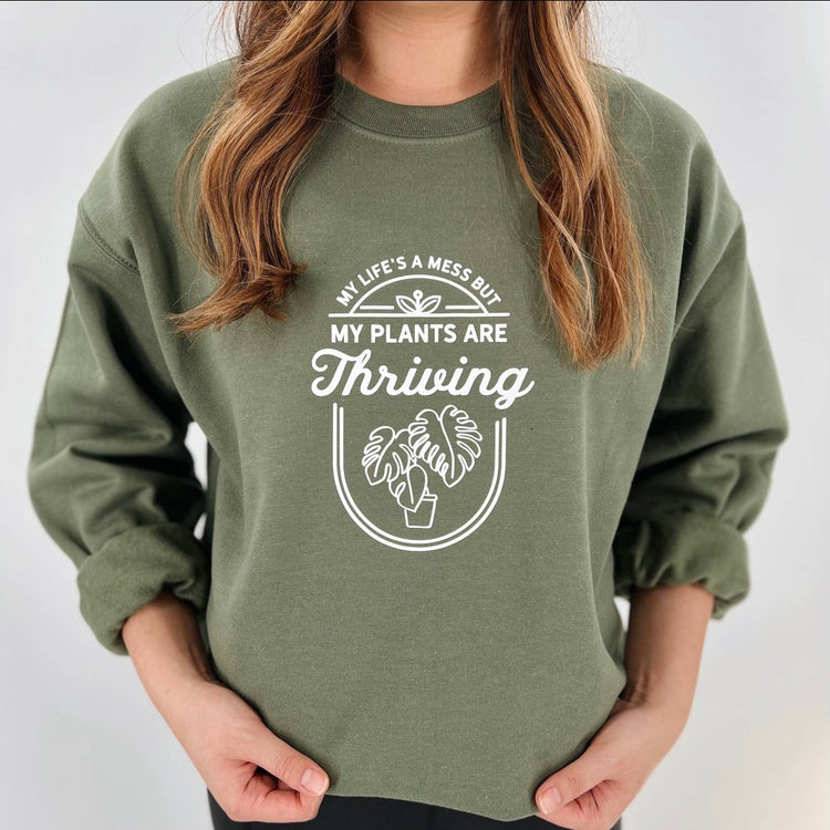 My Life Green Sweatshirt